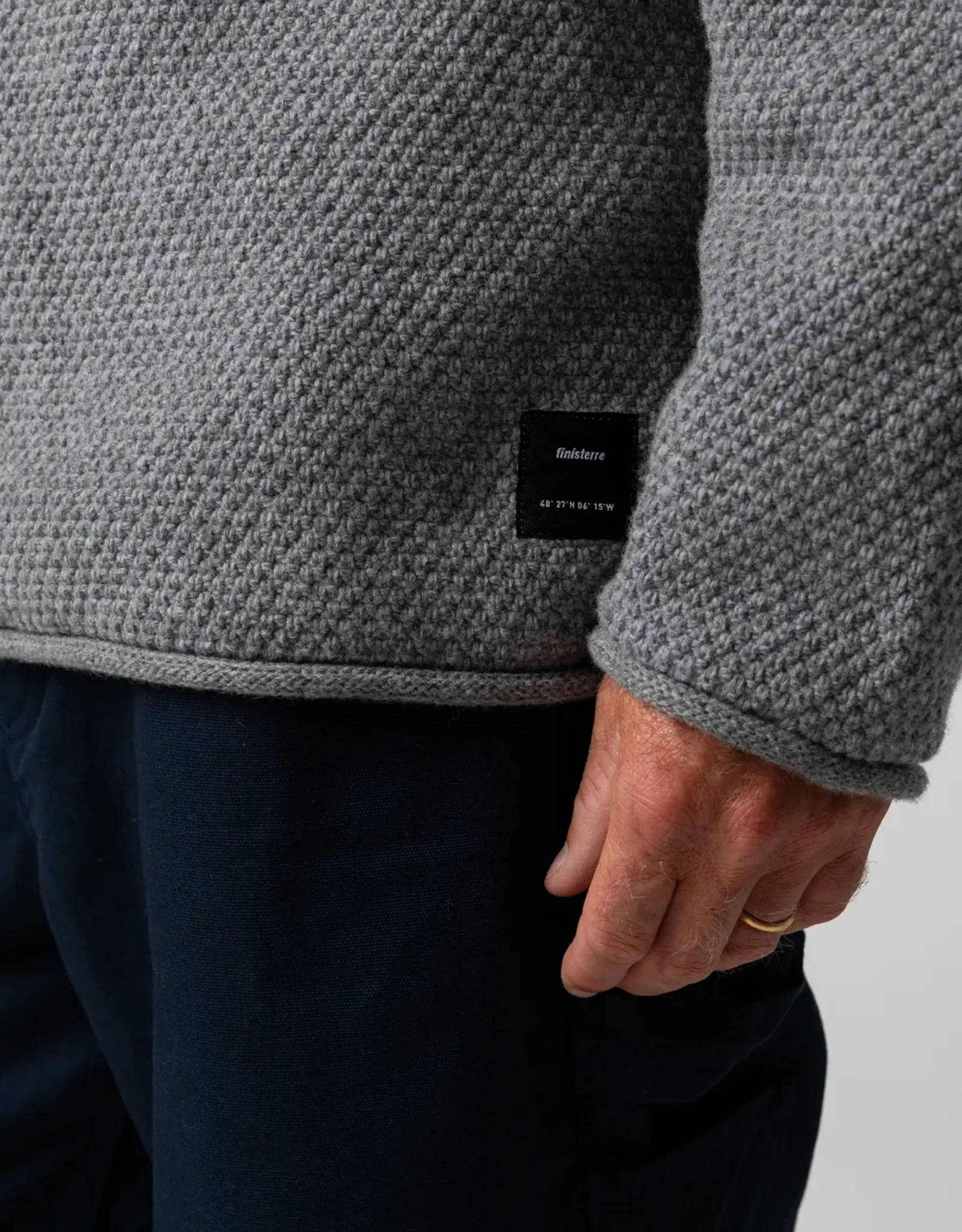 Finisterre - Barents Jumper - Light Grey