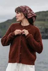 Finisterre - W's Mora Cardigan - Mahogany Brown