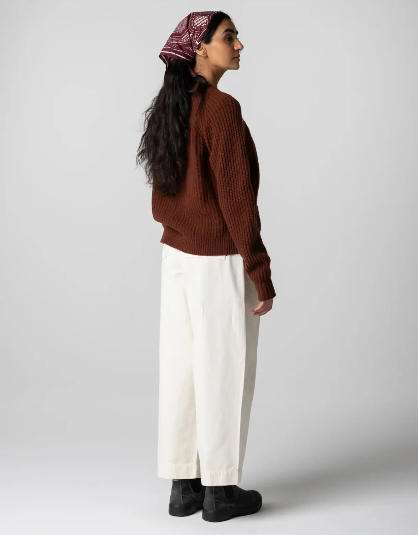 Finisterre - W's Mora Cardigan - Mahogany Brown