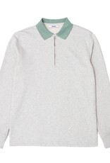 Edmmond - Mini Logo Zip - Grey Melange