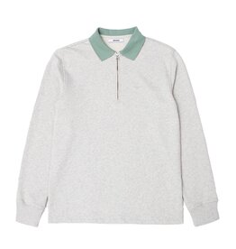 Edmmond - Mini Logo Zip - Grey Melange