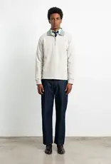 Edmmond - Mini Logo Zip - Grey Melange