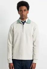 Edmmond - Mini Logo Zip - Grey Melange