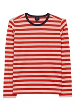 Finisterre - Eldon LS Stripe - Lighthouse Red & Ecru