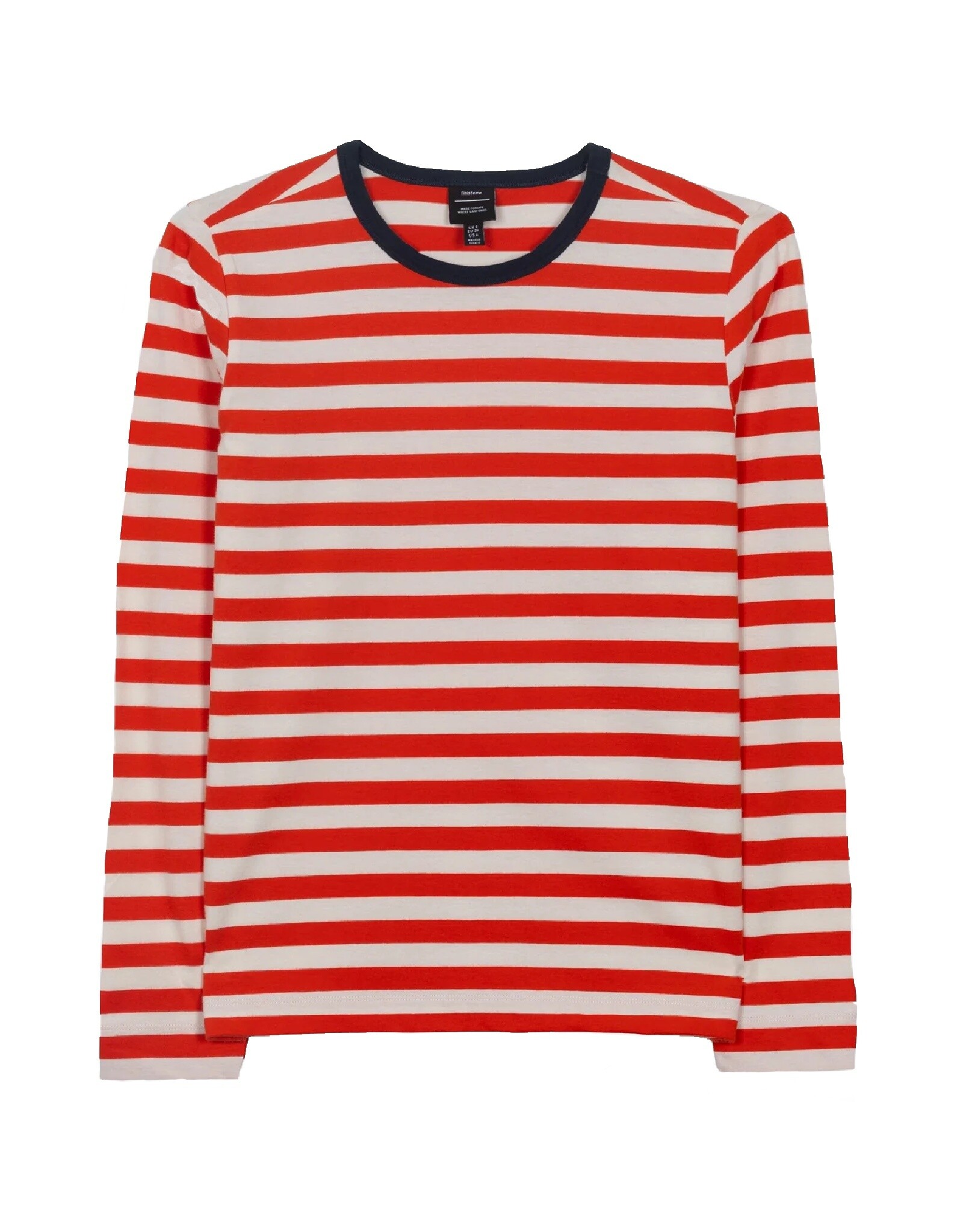 Finisterre - Eldon LS Stripe - Lighthouse Red & Ecru