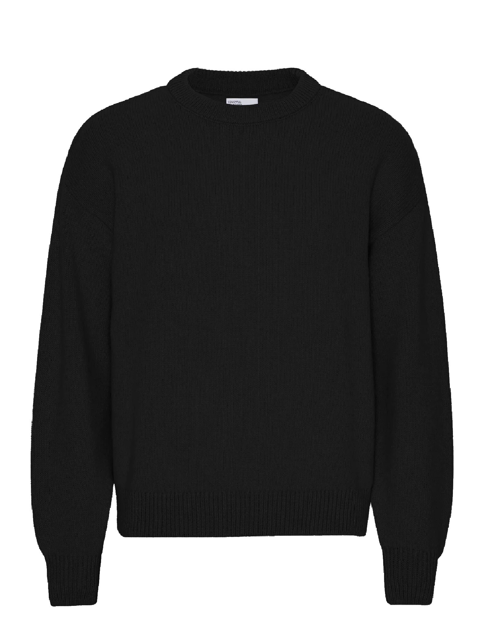 Colorful Standard - Oversized Merino Wool Crew - Black