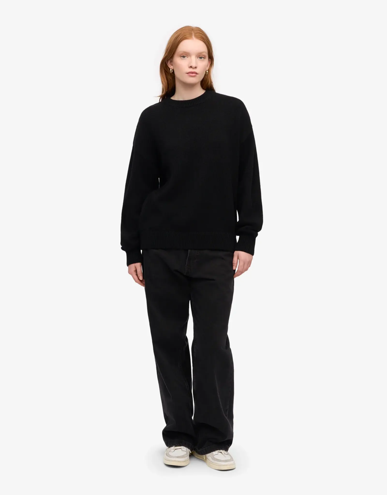 Colorful Standard - Oversized Merino Wool Crew - Black