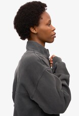 Colorful Standard - Organic Quarter Zip Crew - Faded Black