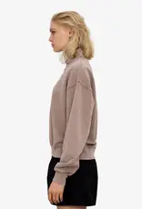 Colorful Standard - Women Quarter Zip Crew - Faded Khaki