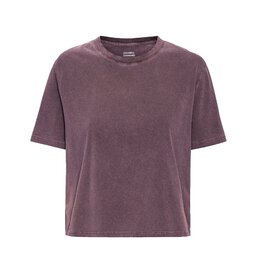 Colorful Standard - Boxy Crop Tee - Faded Grape