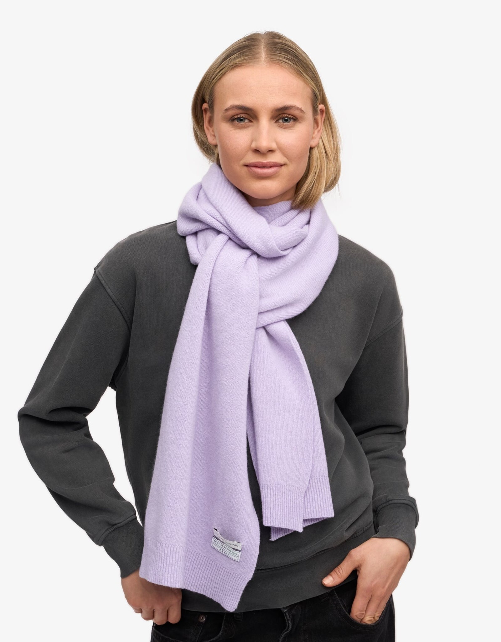Colorful Standard - Merino Wool Scarf - Soft Lavender