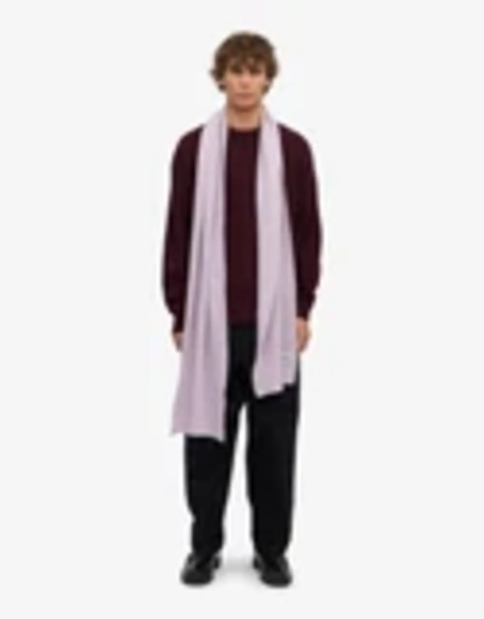 Colorful Standard - Merino Wool Scarf - Soft Lavender