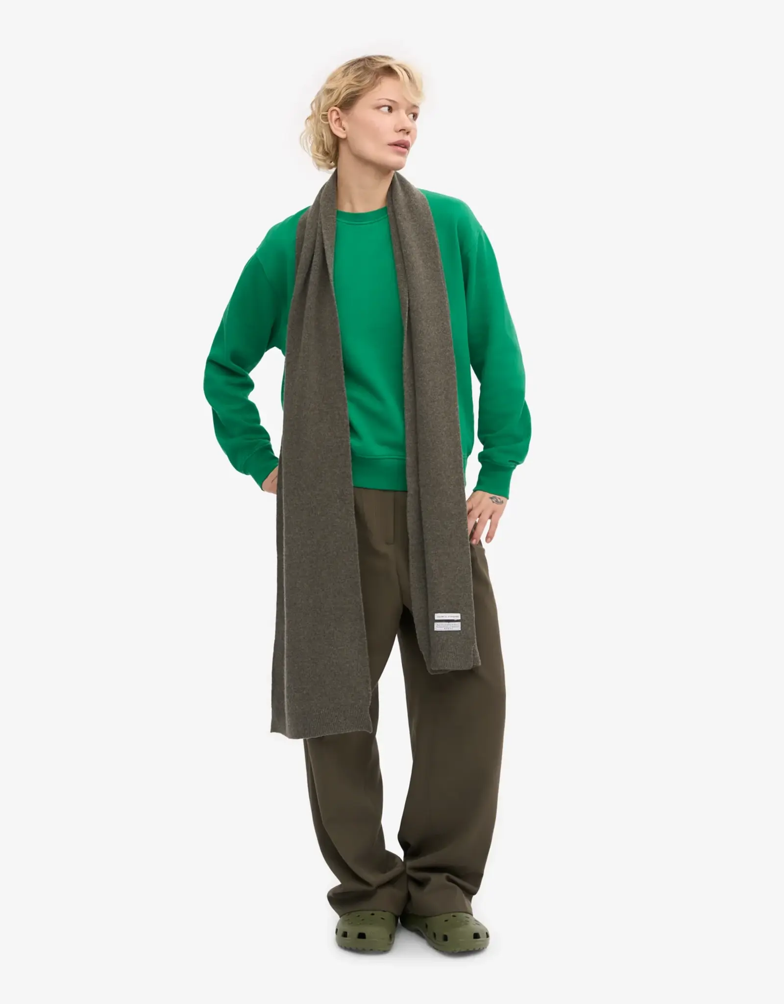 Colorful Standard - Merino Wool Scarf - Dusty Olive