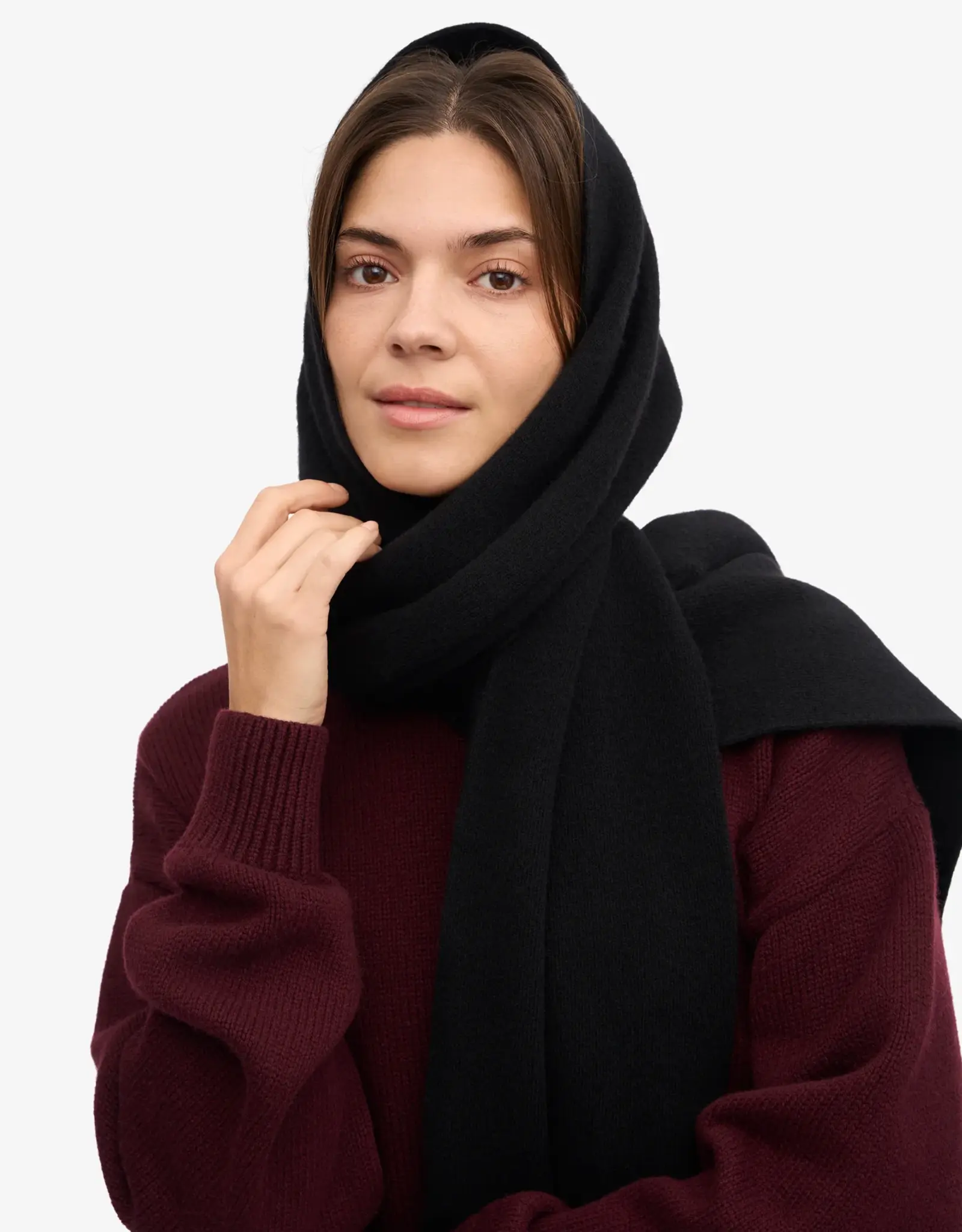 Colorful Standard - Merino Wool Scarf - Deep Black