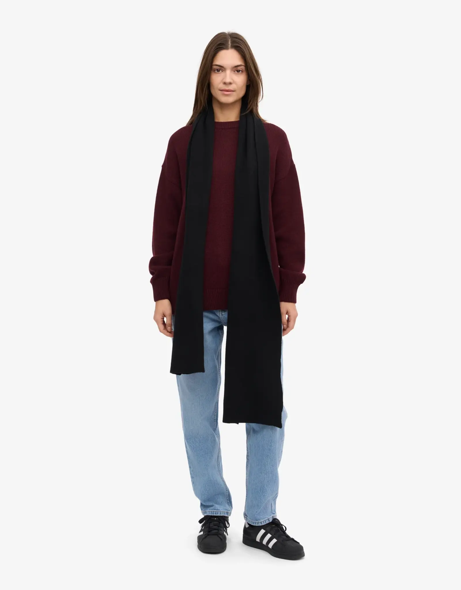 Colorful Standard - Merino Wool Scarf - Deep Black