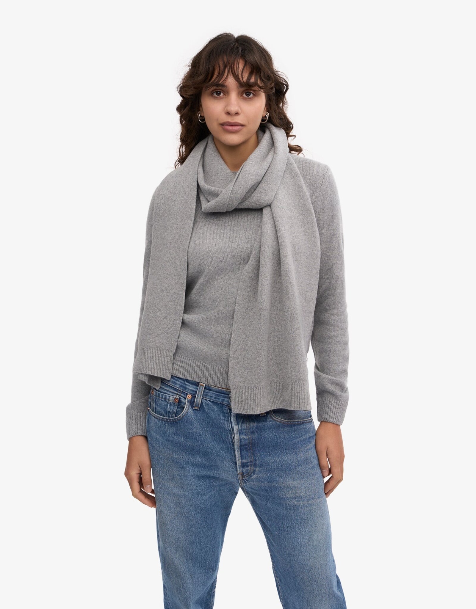 Colorful Standard - Merino Wool Scarf - Heather Grey