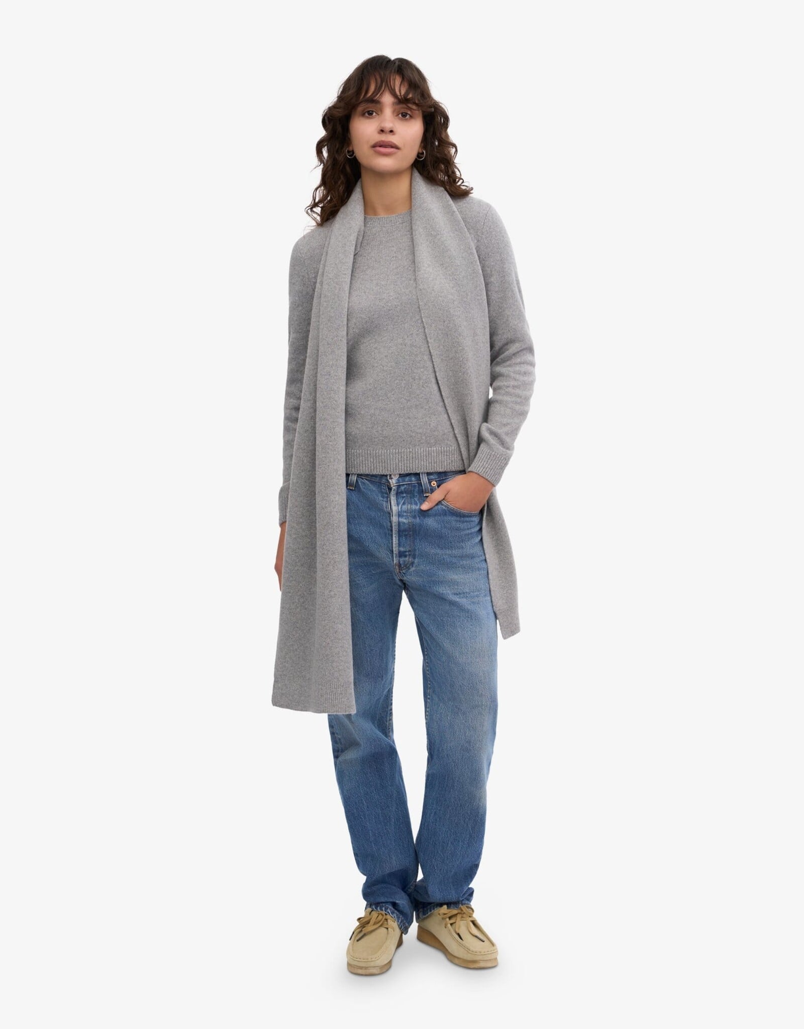 Colorful Standard - Merino Wool Scarf - Heather Grey