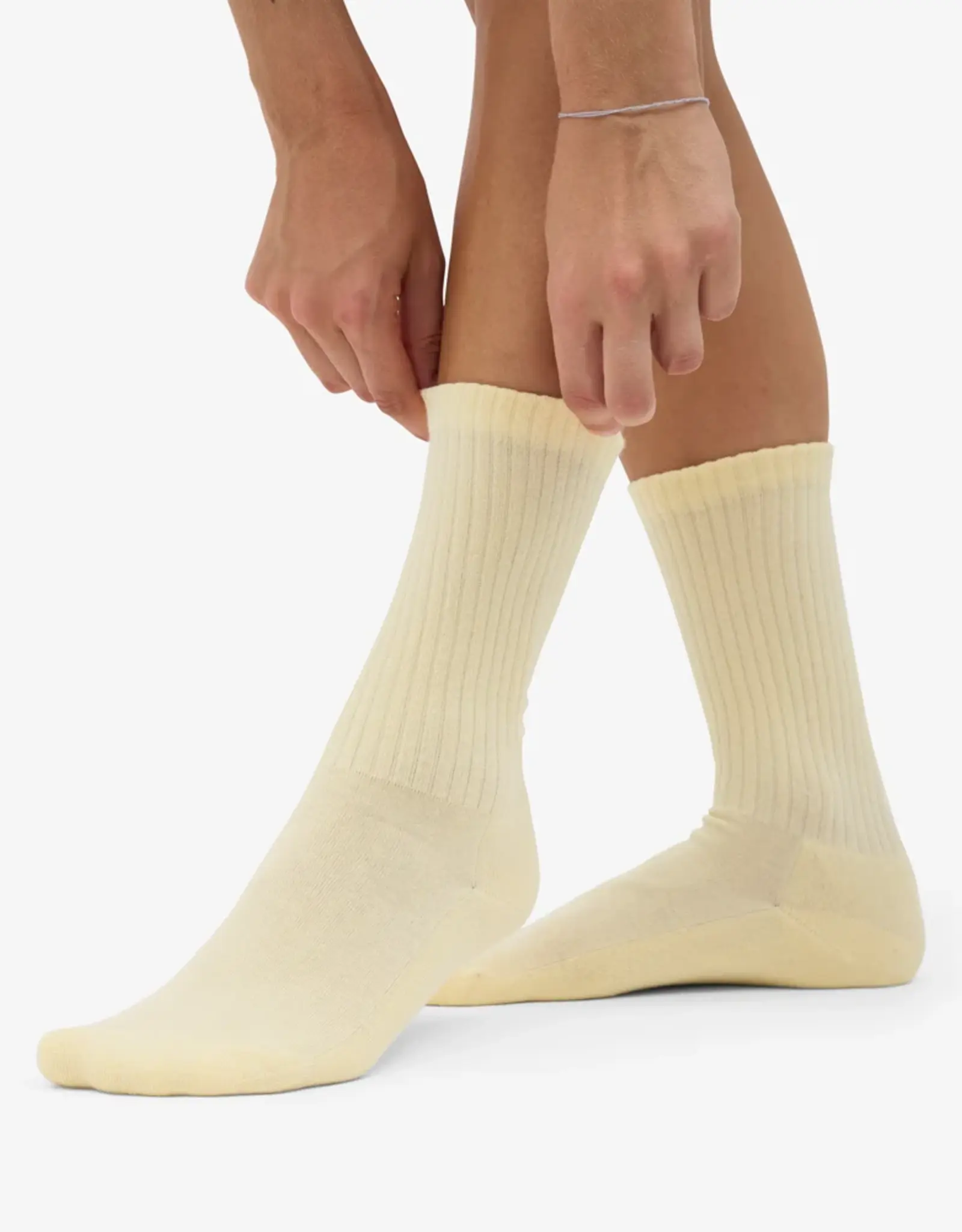 Colorful Standard - Organic Active Sock - Soft Yellow - 41/46