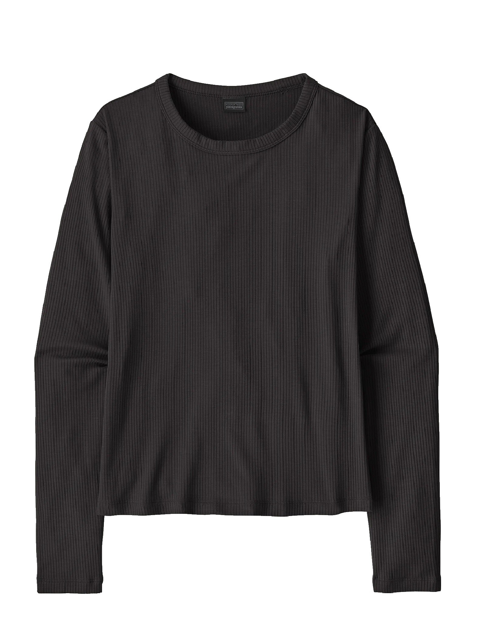 Patagonia - W's LS Rib Knit Top - Black
