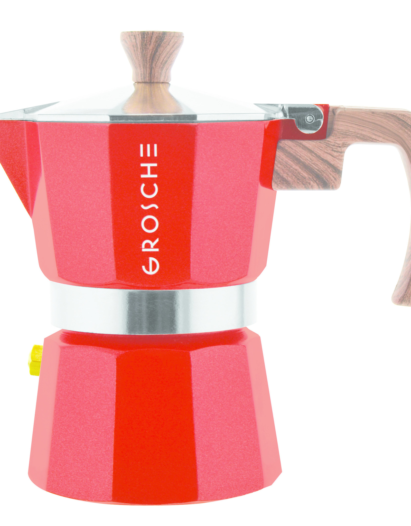 Grosche Cafetière espresso 'Milano' rouge