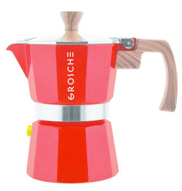 Grosche Cafetière espresso 'Milano' rouge