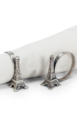 Abbott Ens. 4 anneaux de serviette Tour Eiffel