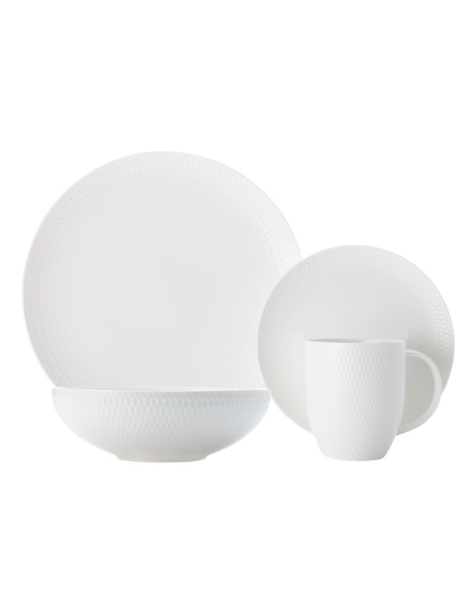 Maxwell Williams Ensemble de vaisselle 'Diamonds' rond 16PCS