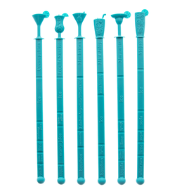 Ens. bâtons à cocktail avec recettes