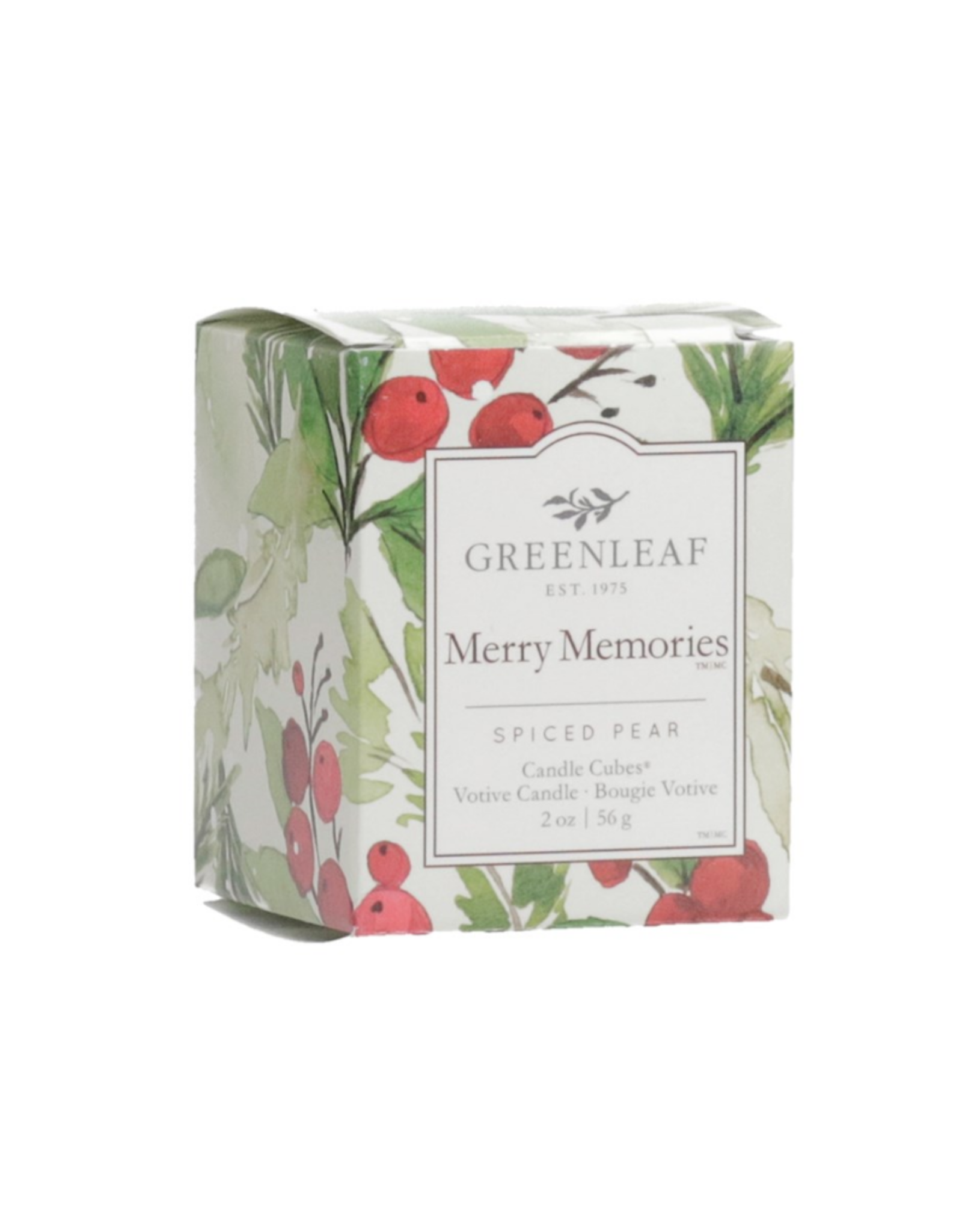 Greenleaf Chandelle parfumée 'Merry Memories'