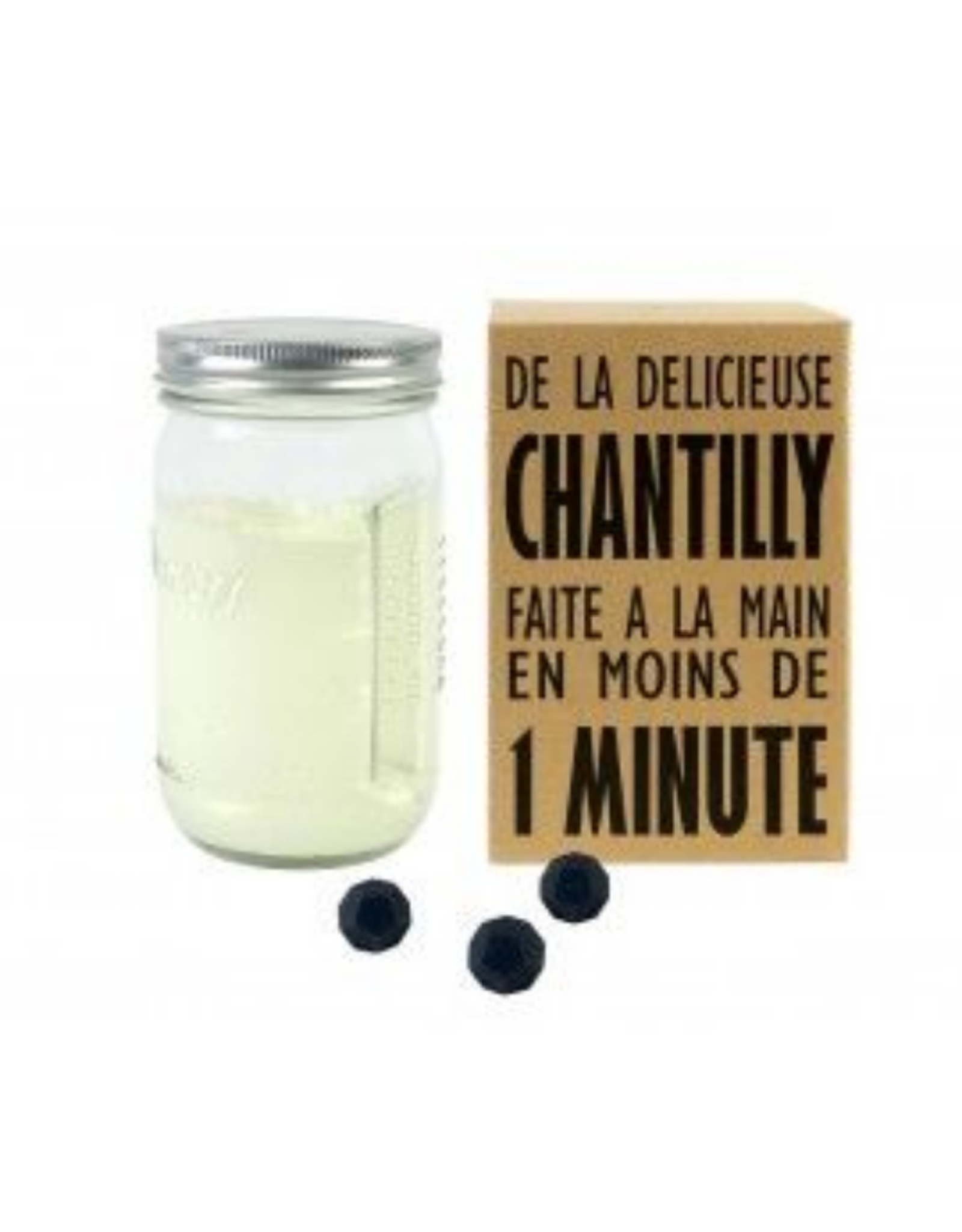 Shaker à Chantilly Cookut Creazy | Chantilly Maison Rapide