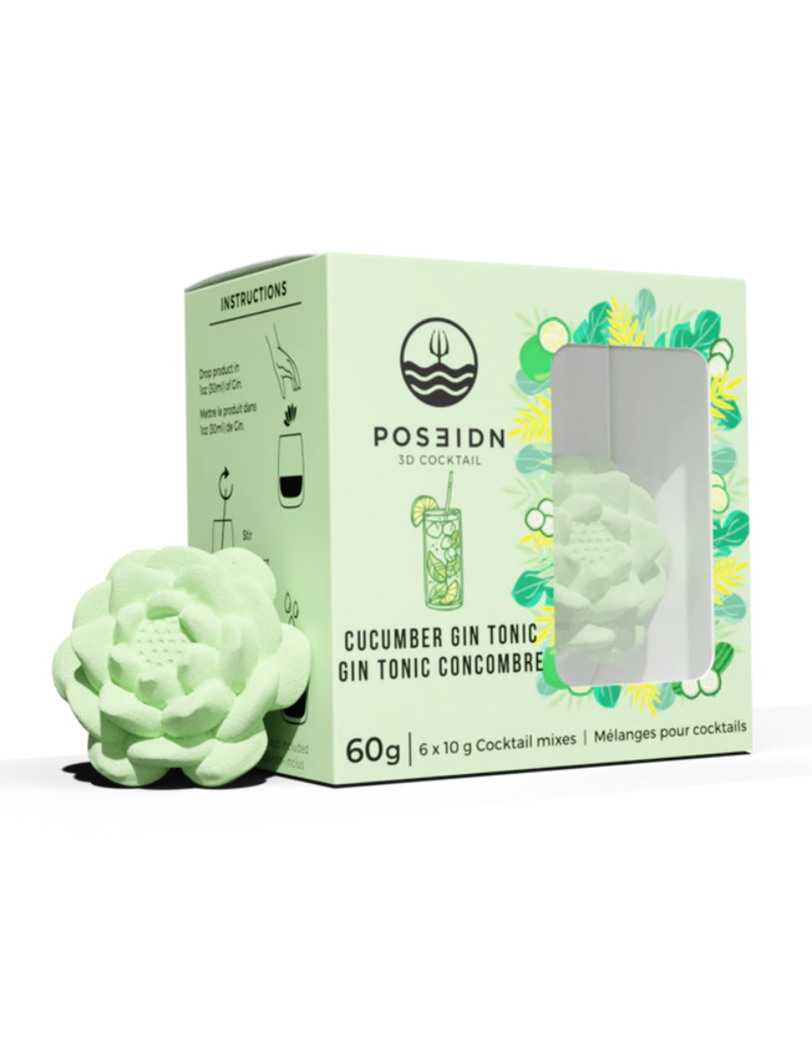 POSEIDN Cocktail 3D Concombre Lime (Gin Tonic)