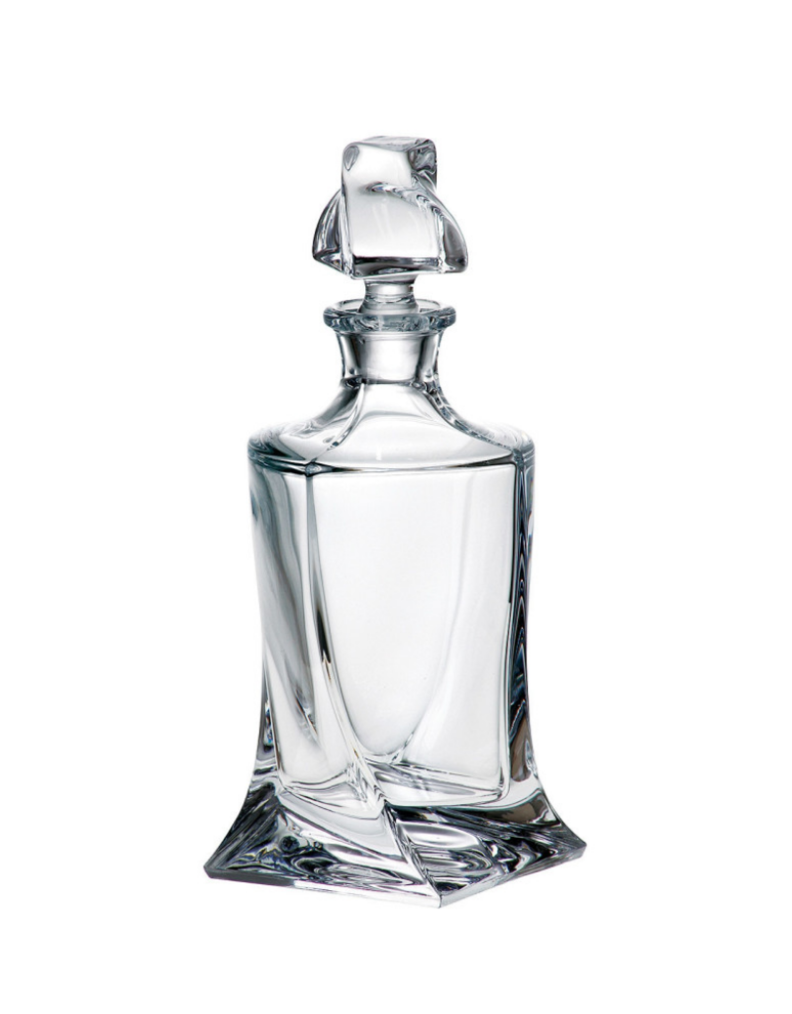 Trudeau Carafe à whisky Quadro Bohemia 900ml