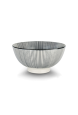 Bol ligné noir et blanc 10cm