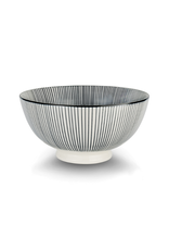 Bol ligné noir et blanc 15cm