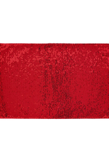 Harman Napperon 11 x 17'' paillettes rouges