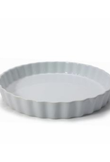 Moule à quiche en céramique blanc 10''