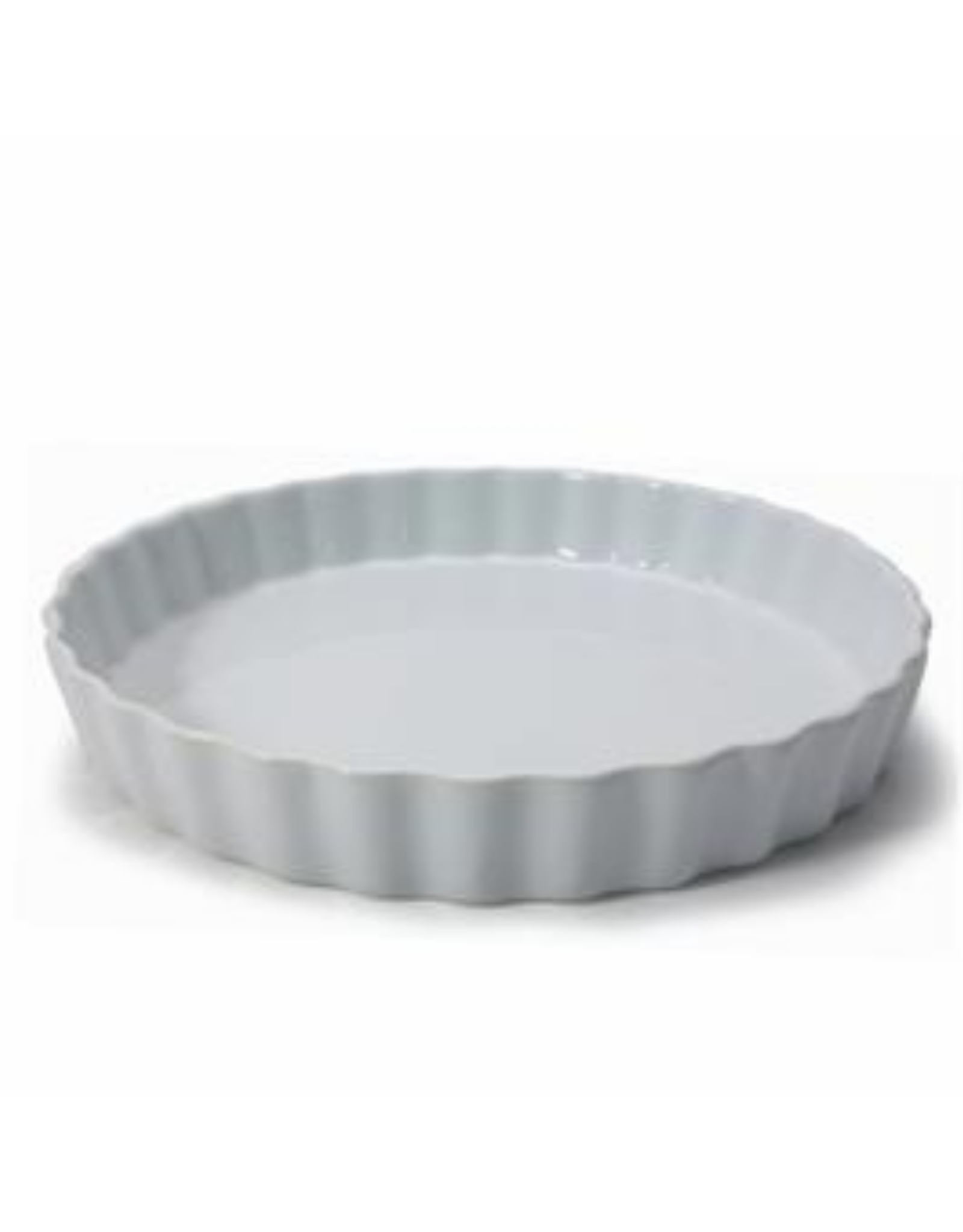 Moule à quiche en céramique blanc 10''