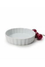 Moule à quiche en céramique blanc 5''