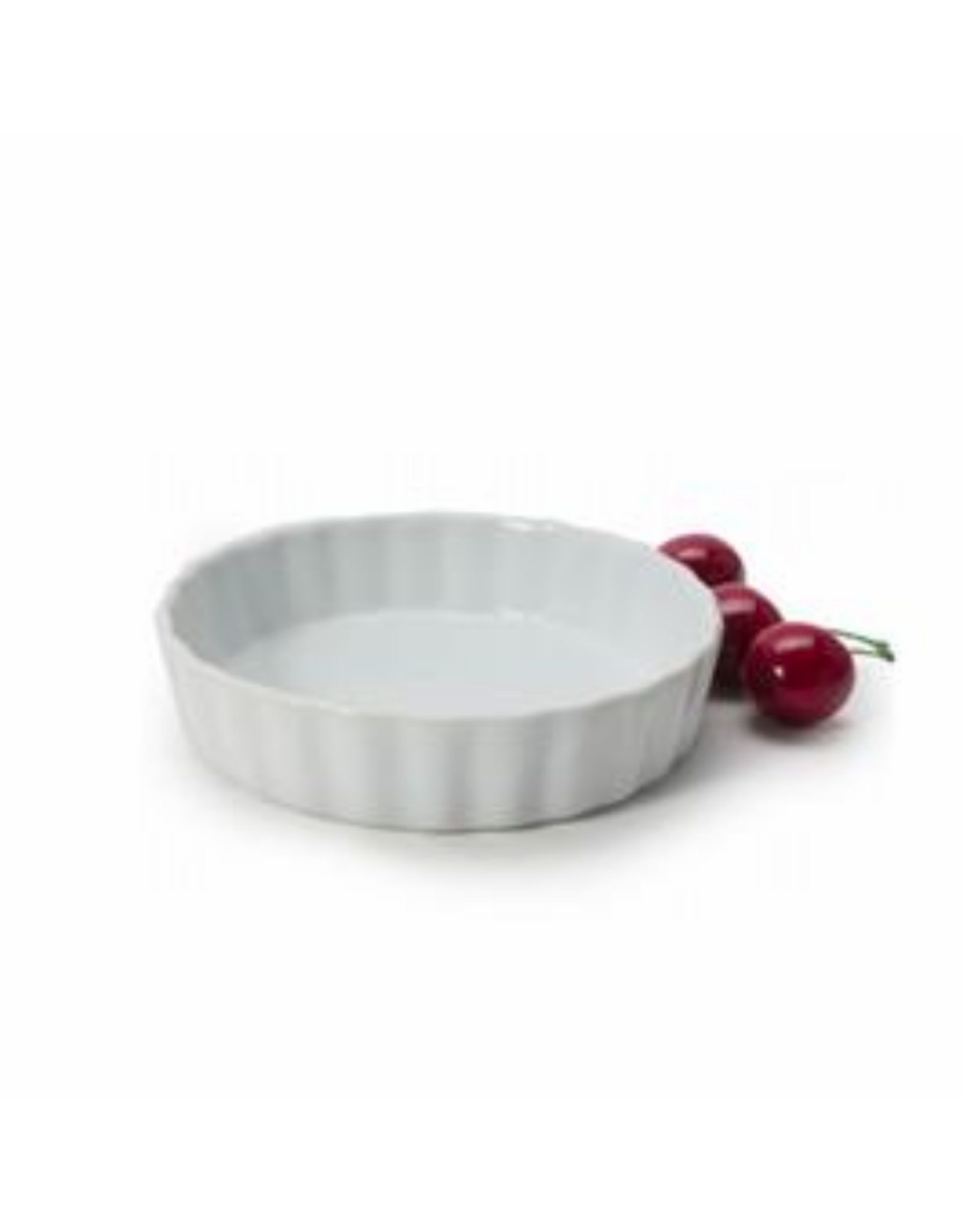 Moule à quiche en céramique blanc 5''