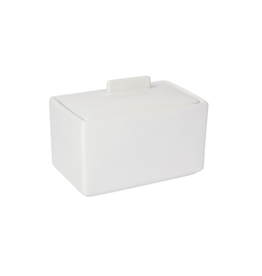 Now Designs Beurrier 1lb avec couvercle blanc