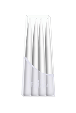 Twilight Paquet de 4 chandelles Danoises coniques 10" blanches