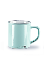 Abbott Tasse à café look émaillé menthe