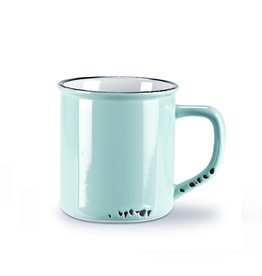 Abbott Tasse à café look émaillé menthe