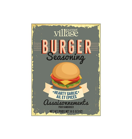 Gourmet du Village Assaisonnement pour hamburger à l'ail