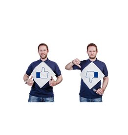 Serviettes en papier - J'aime/J'aime pas