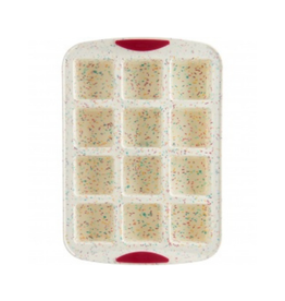 Trudeau Moule à 12 brownies Confetti fuschia