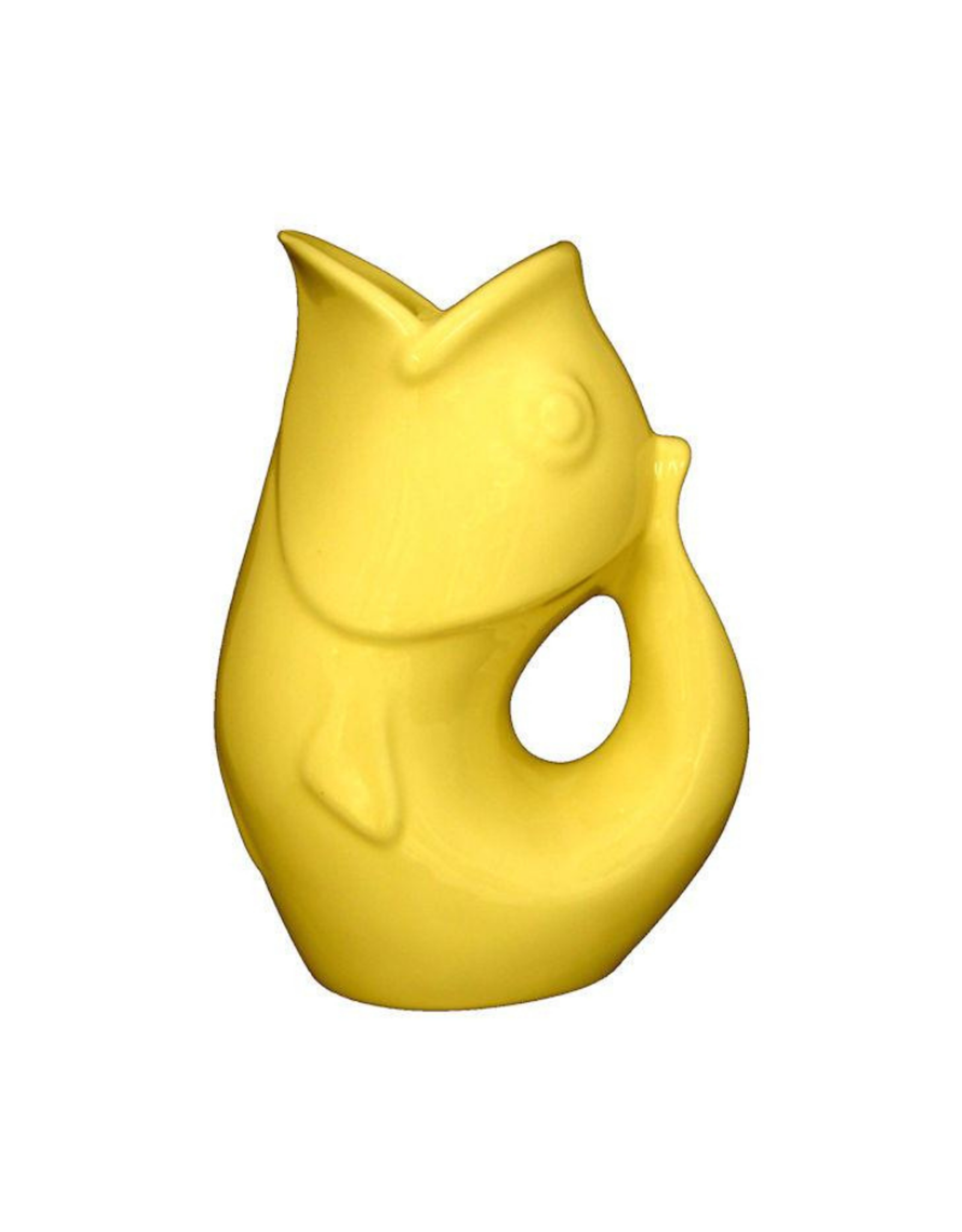Gurgle Pot Pichet en céramique Gurgle Pot jaune tournesol 42oz