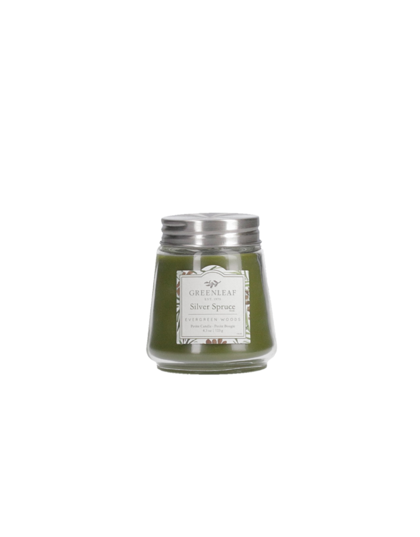Greenleaf Petite chandelle parfumée 123g Silver Spruce