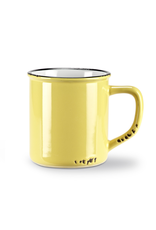 Abbott Tasse à café look émaillé jaune