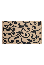 Avocado Decor Tapis Vigna Naturel et noir 45 x 75cm